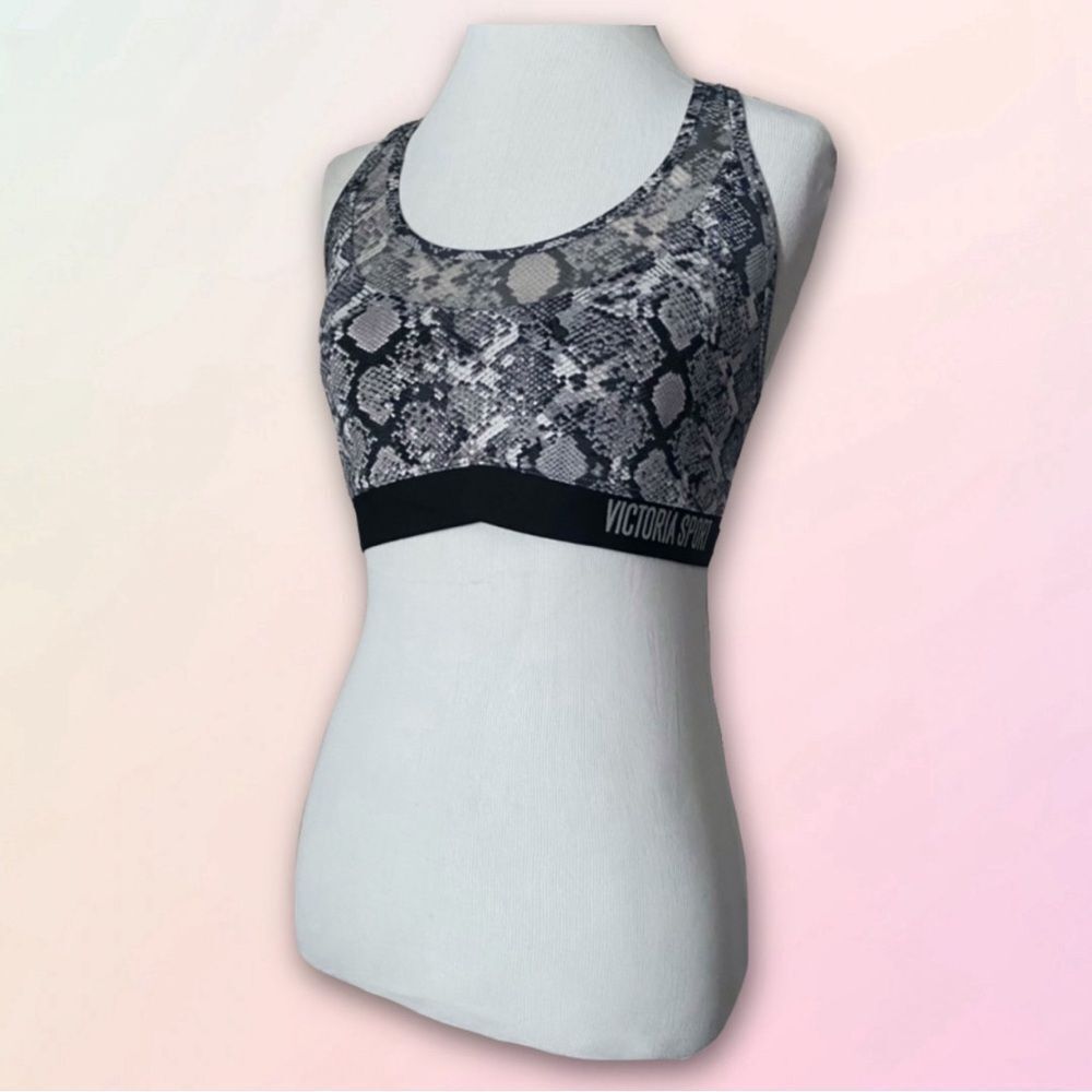 Victoria’s Sport, Snake Skin Print Mesh Sports Bra